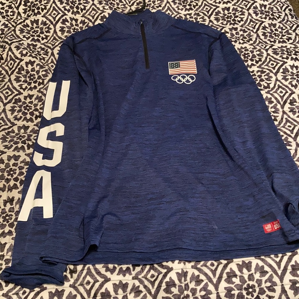 Team USA 1/4 zip pullover
